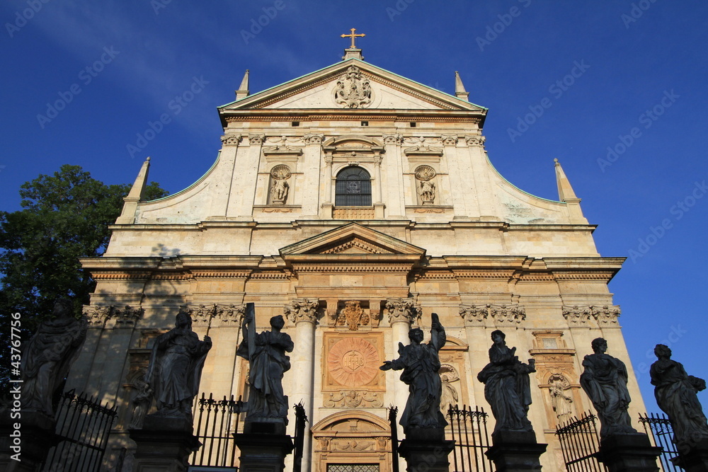 Obraz premium St.-Peter-und-Paul-Kirche, Krakau (Polen)