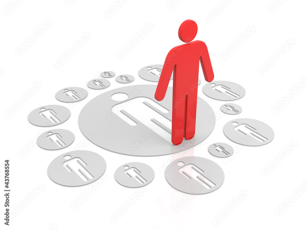 Obraz premium Social Network