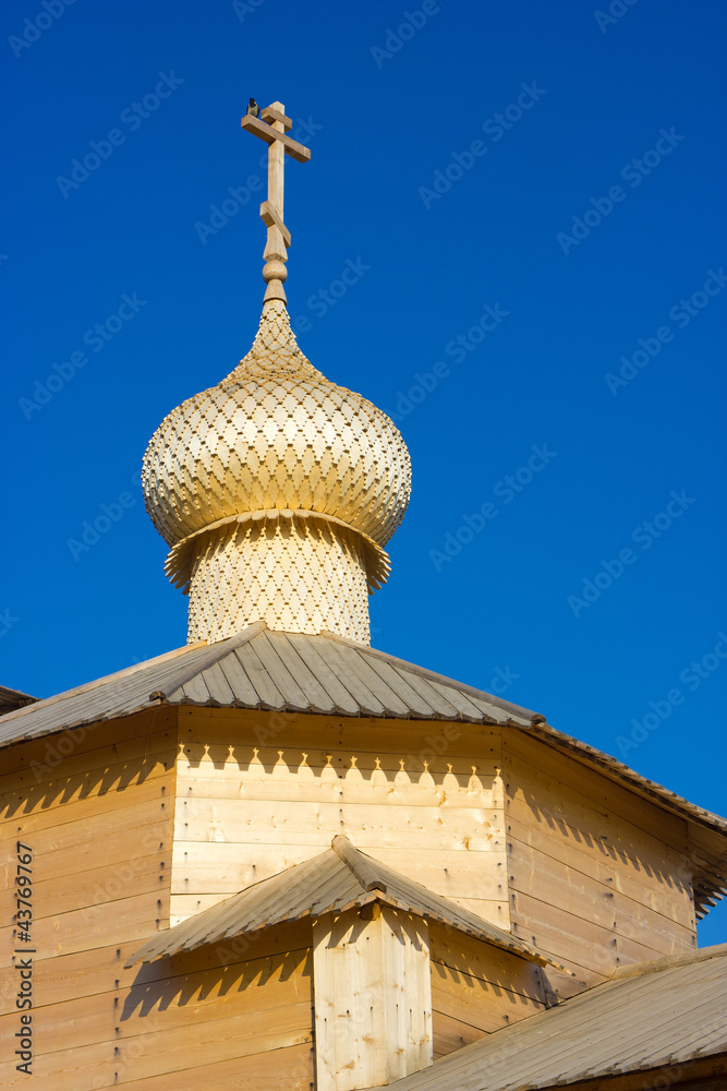 Fototapeta premium Orthodox church in Sviyazhsk island, Tatarstan
