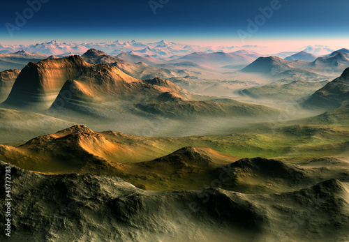 Fantasy Landscape - Mountains