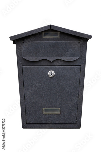 Cuadro en lienzo mailbox  isolated on white background