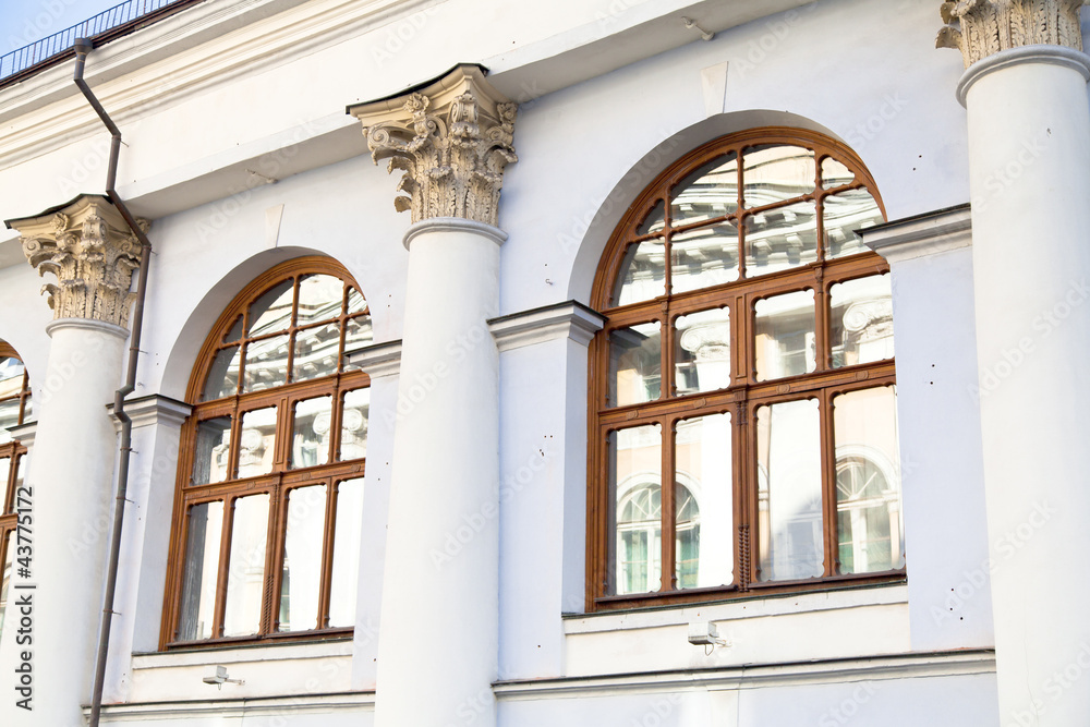 old house in historical Moscow city old house in historical Moscow city