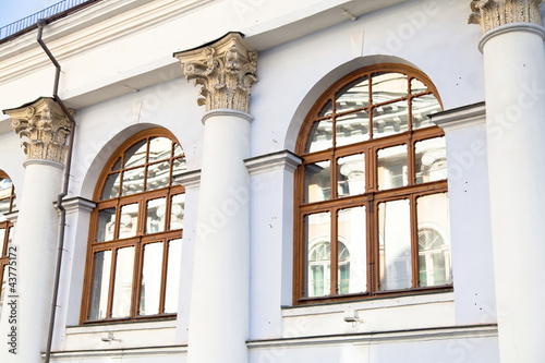 old house in historical Moscow city photo