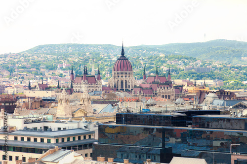 View of Budapest from an observation deck