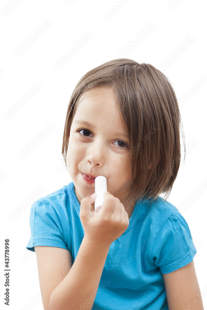 little girl with lipstick little girl with lipstick