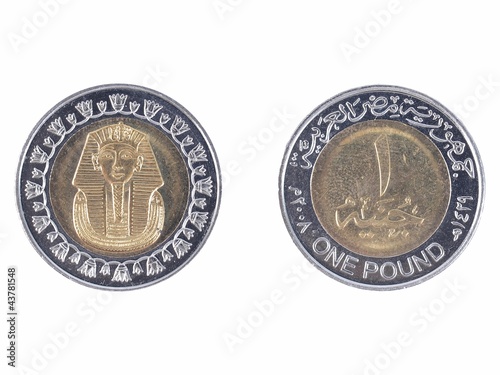 Egyptian coin photo