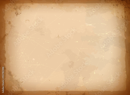 Aged paper frame