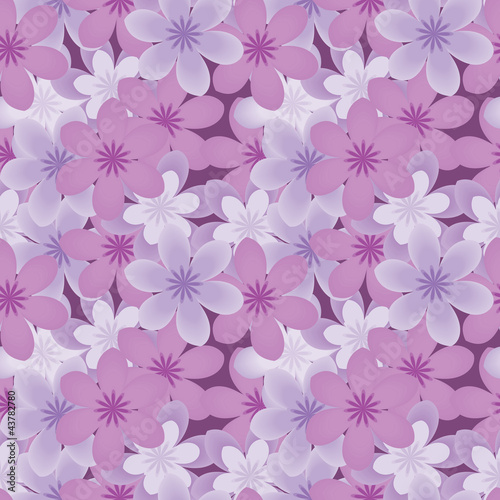 Floral background withviolet flowers