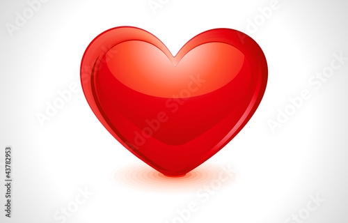 abstract glossy  heart