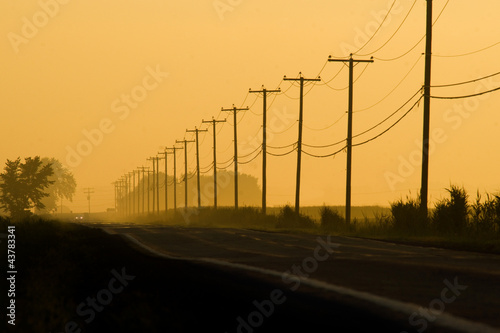 Принти на полотні Lonely road