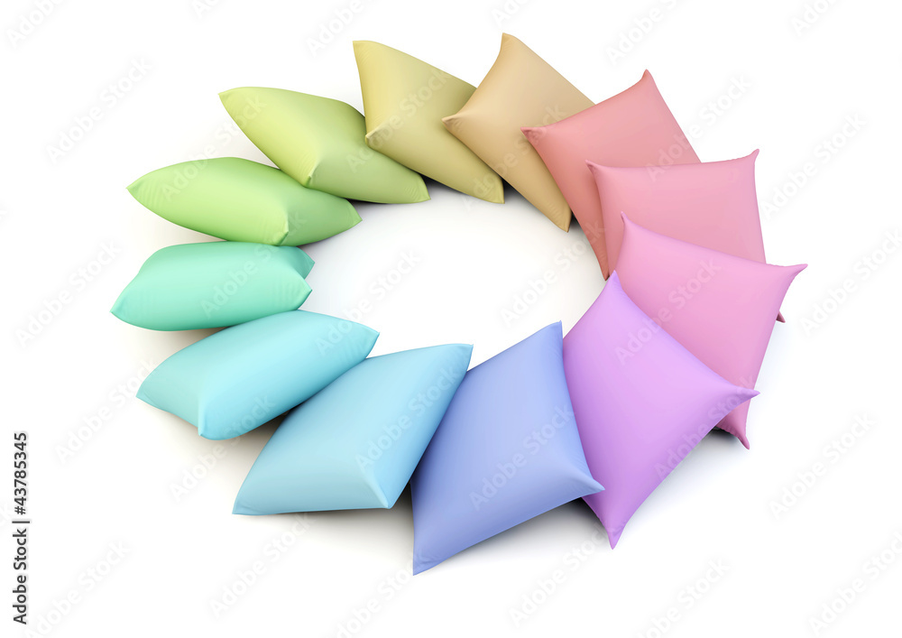 Obraz premium rainbow pillows