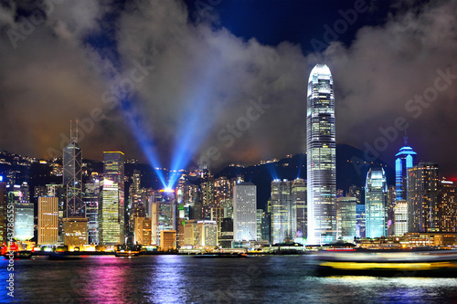 Hong Kong cityscape at night