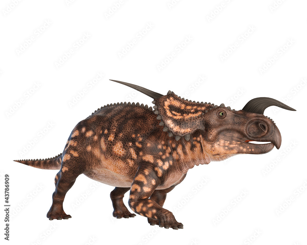Fototapeta premium einiosaurus walking