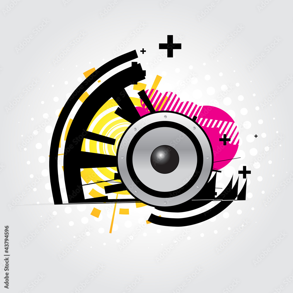 Fototapeta premium speaker abstract