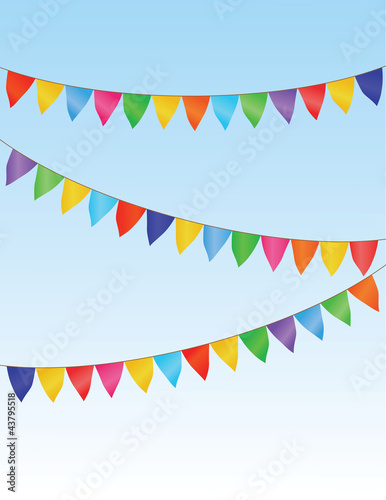 vector flag garland