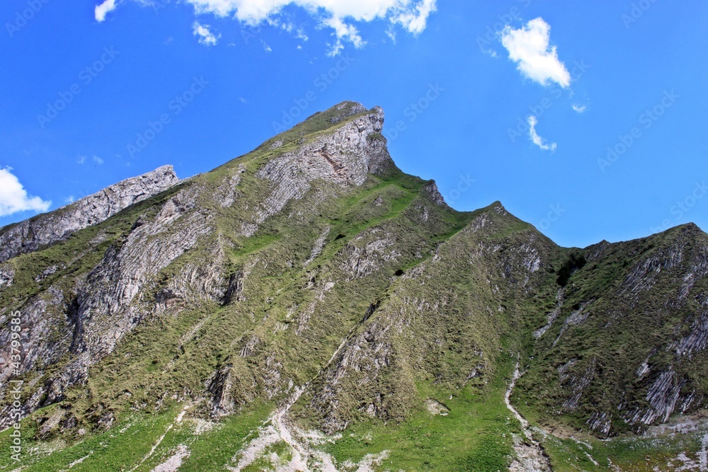 Wandern zum Leiterenpass, Switzerland