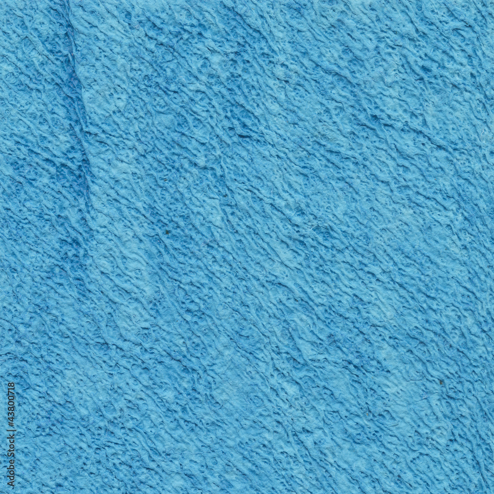 Obraz premium Blue handmade paper with pattern