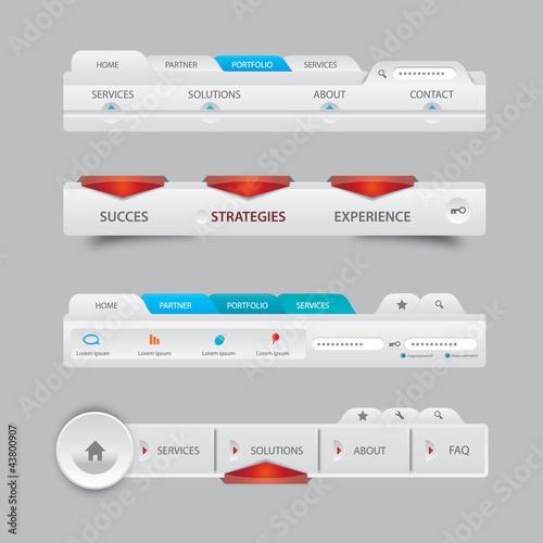 Web Design Navigation Elements01