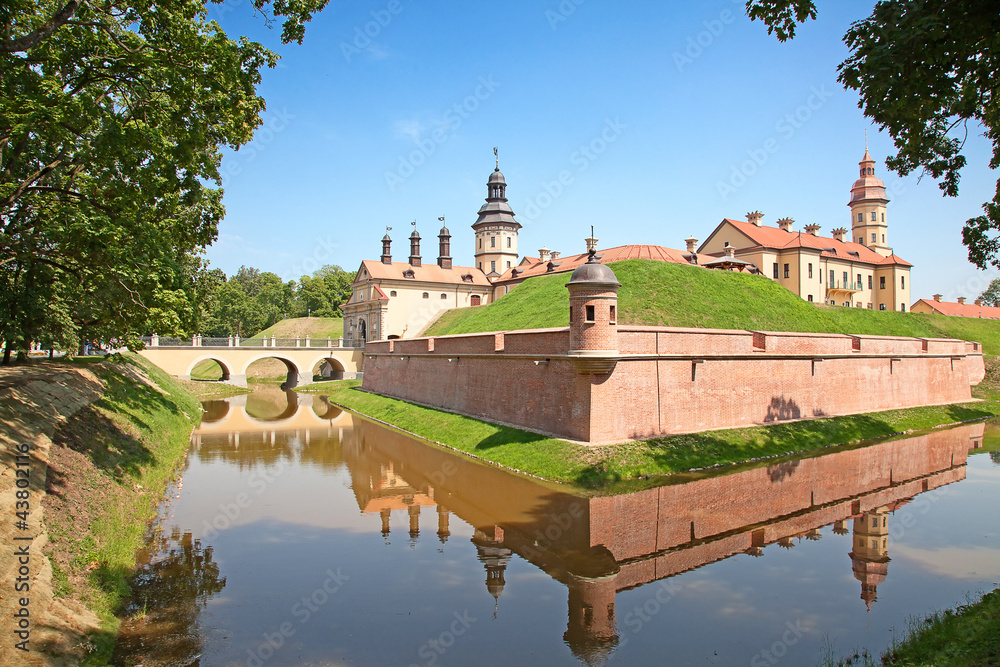 Fototapeta premium Medieval castle in Nesvizh