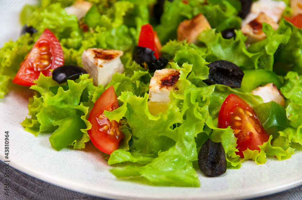 Salad with grilled chicken Salad with grilled chicken