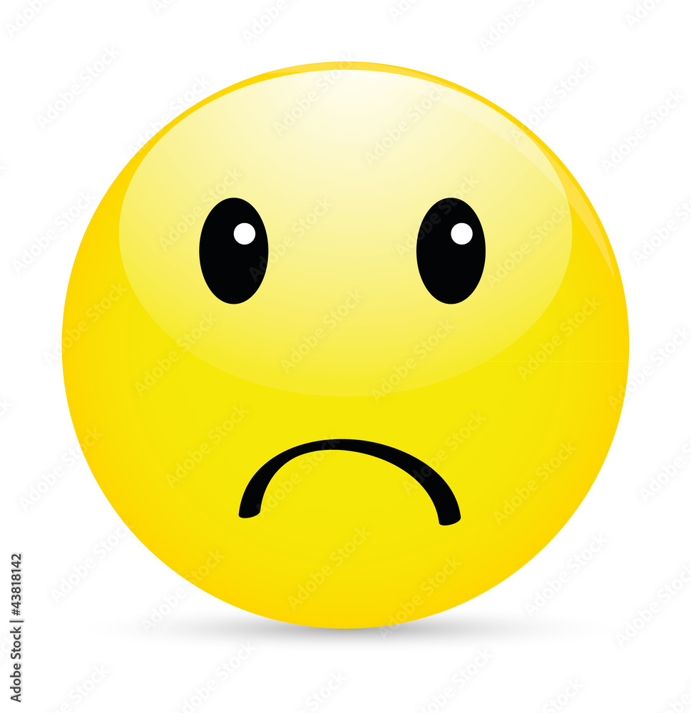 Unhappy smiley icon Unhappy smiley icon