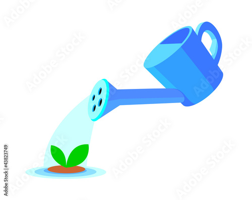 vector icon water can