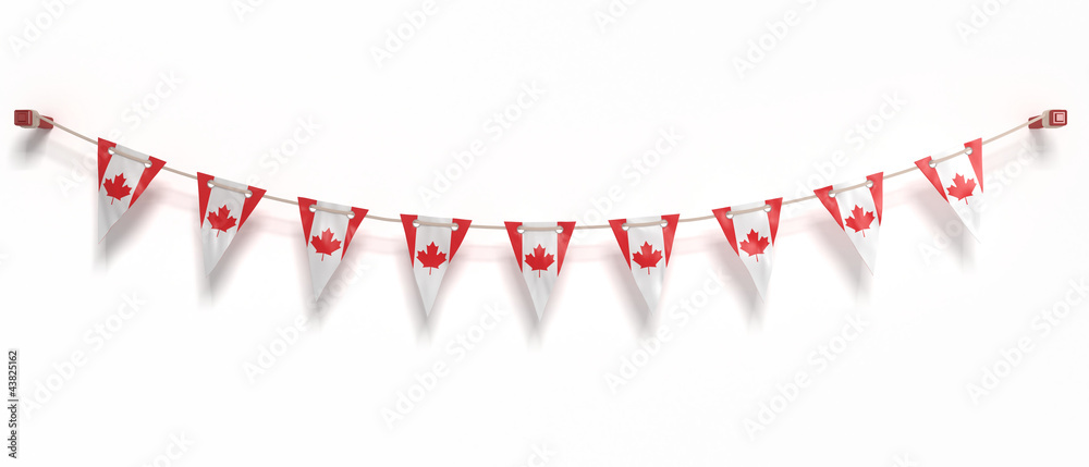 Fototapeta premium Flag of Canada. Clipping path included.