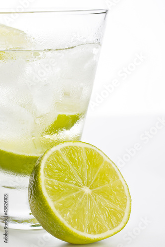 Vodka with lime