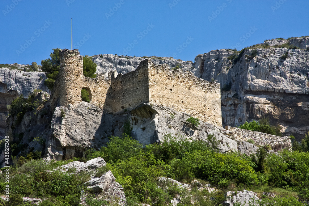 custom made wallpaper toronto digitalRuined Castle at Fontaine-de-Vaucluse