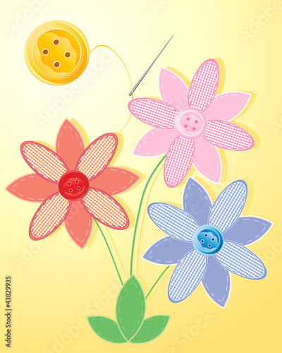 button flowers