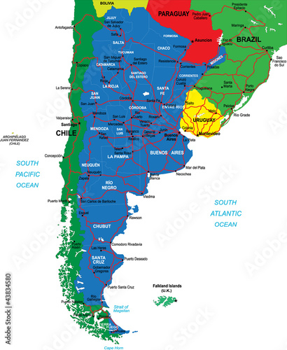 Argentina map