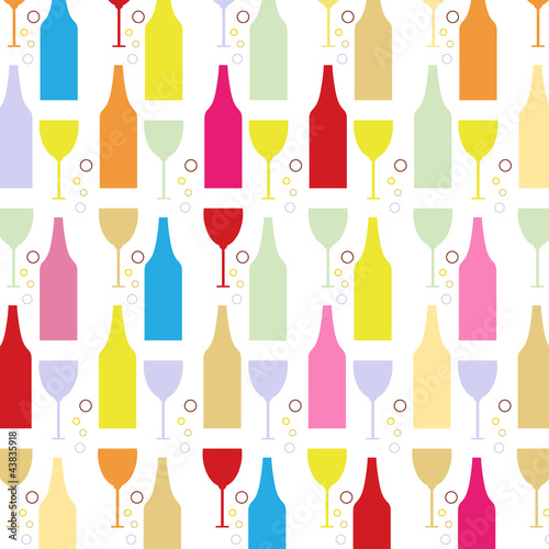Wein und Weingläser