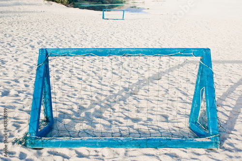 Goal for beach soccer