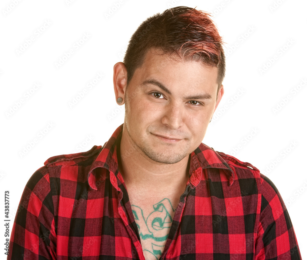 Obraz premium Smirking Man