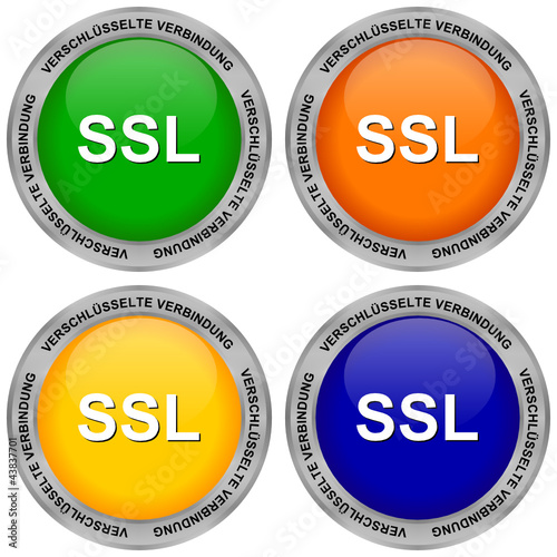 Vier Buttons: SSL