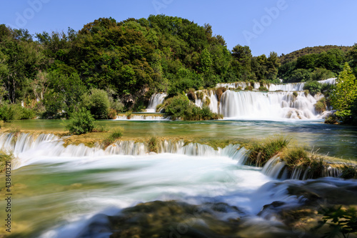 National Park Krka and Cascade of Waterfalls on River Krka, Croa © anshar73