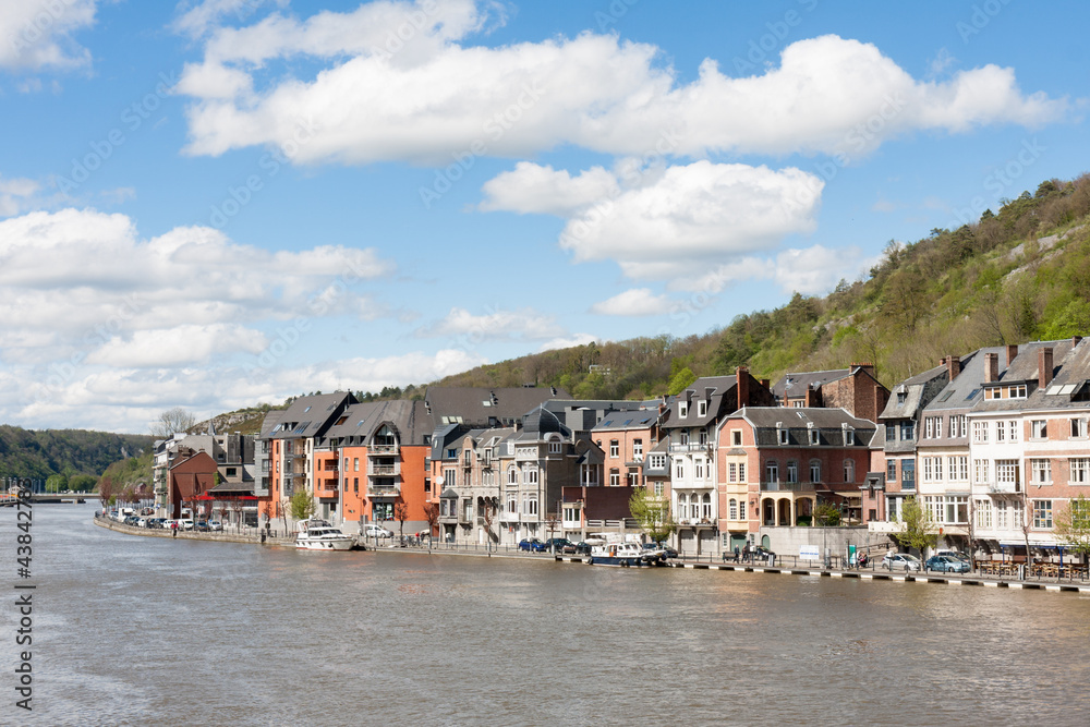 Dinant in the Belgium Ardennes on River Meuse