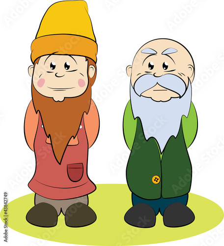 Two Gnomes, a Younger One and an Older One