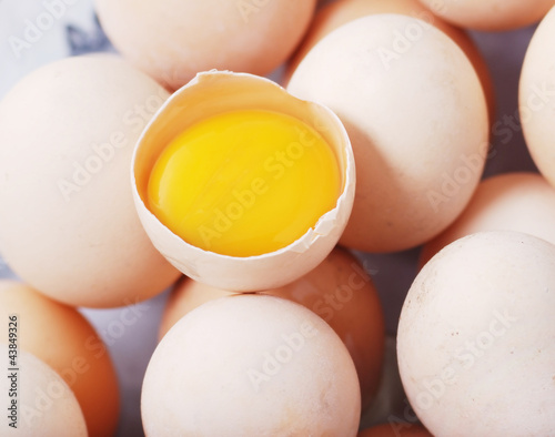Open eggs