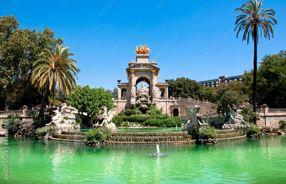 Obraz premium The Parc de la Ciutadella. Barcelona.