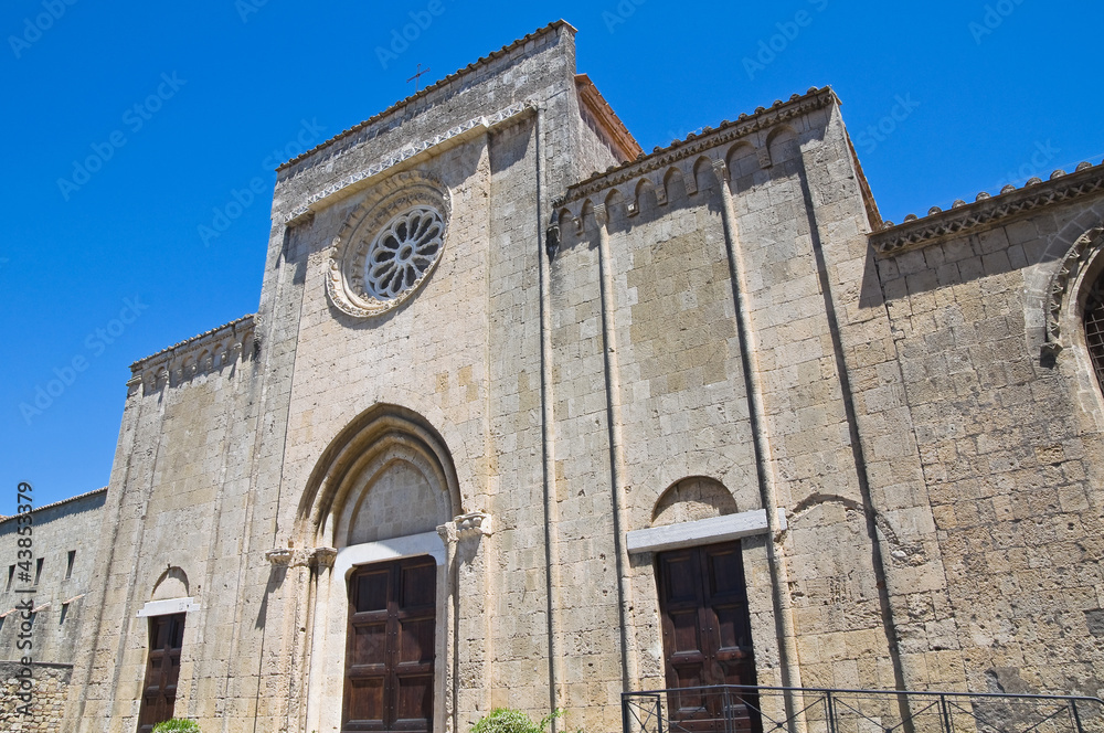 Church of St. Francesco. Tarquinia. Lazio. Italy.