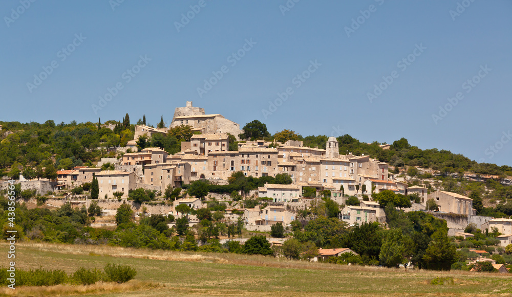 The hill top village of Simiane La Rotonde