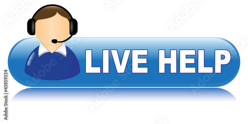 MAN LIVE HELP ICON