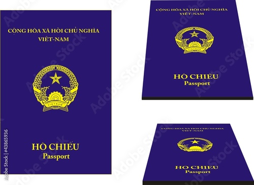 Viet-Nam vector passport