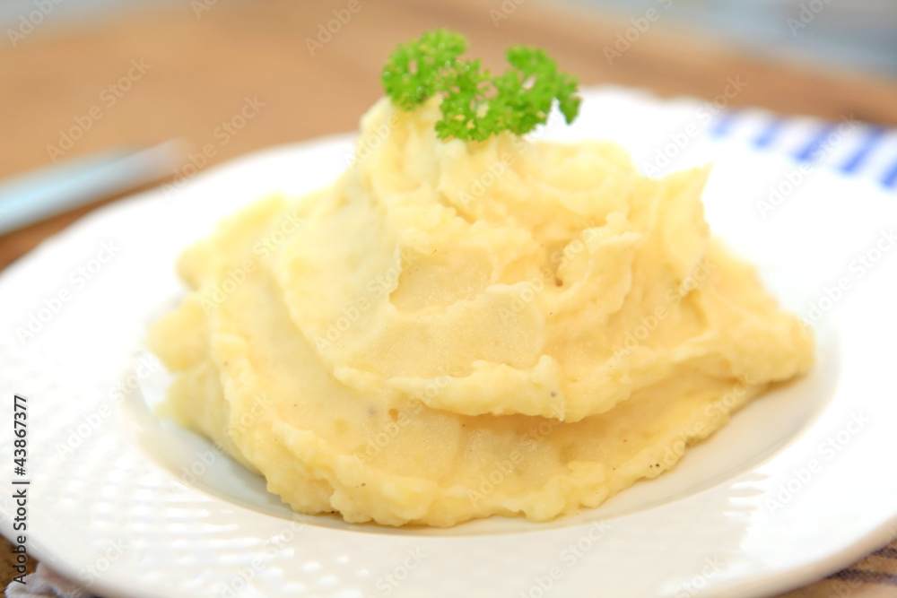 Portion Kartoffelpüree