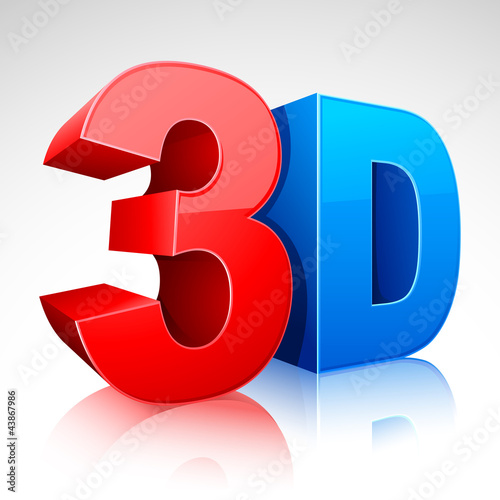 3D Word Symbol