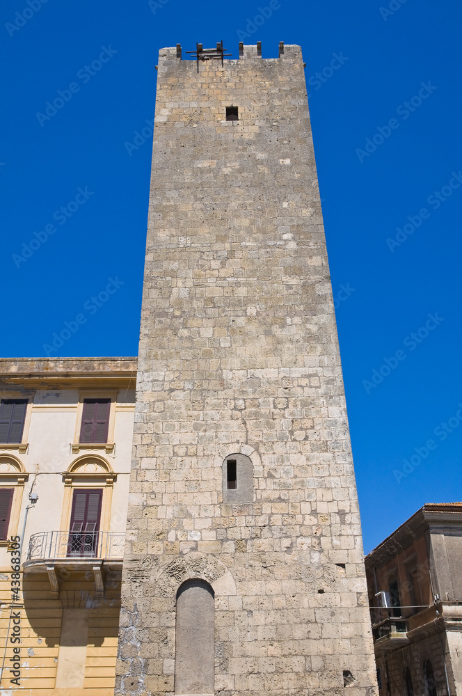 Barucci tower. Tarquinia. Lazio. Italy.