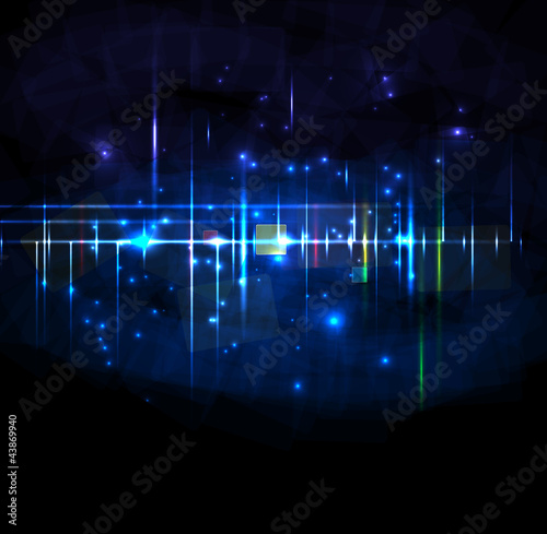 Abstract dark star backround editable vector illustration