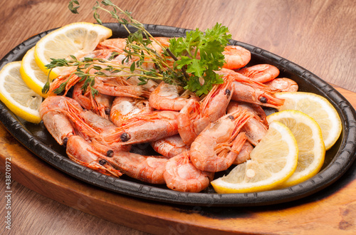 boiled shrimp