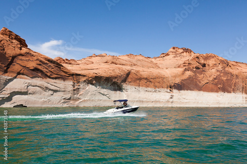 Lake Powell, in Glen Canyon  in Utah and Arizona photo